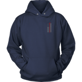 Roof Hook Firefighter USA Flag Hoodie - Thin Line Style