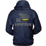 South Carolina Dispatcher Thin Gold Line Hoodie - Thin Line Style