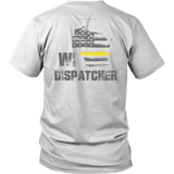 Wisconsin Dispatcher Thin Gold Line Shirt - Thin Line Style