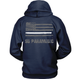 South Dakota Paramedic Thin White Line Hoodie - Thin Line Style