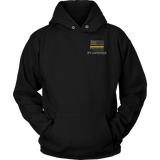 Wyoming Dispatcher Thin Gold Line Hoodie - Thin Line Style