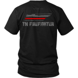 Tennessee Firefighter Thin Red Line Shirt - Thin Line Style