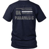 Oklahoma Paramedic Thin White Line Shirt - Thin Line Style