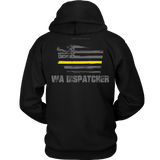 Washington Dispatcher Thin Gold Line Hoodie - Thin Line Style