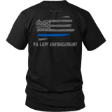 Pennsylvania Law Enforcement Thin Blue Line Shirt - Thin Line Style