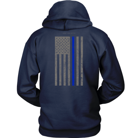 Thin blue sales line flag sweatshirt