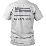 South Dakota Dispatcher Thin Gold Line Shirt - Thin Line Style