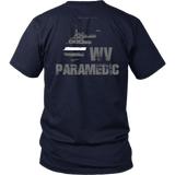 West Virginia Paramedic Thin White Line Shirt - Thin Line Style
