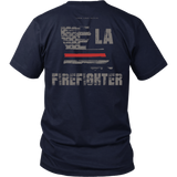Louisiana Firefighter Thin Red Line Shirt - Thin Line Style
