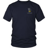 Rhode Island Dispatcher Thin Gold Line Shirt - Thin Line Style