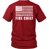 Fire Rescue Fire Chief Duty Shirt - Thin Line Style