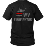 West Virginia Firefighter Thin Red Line Shirt - Thin Line Style
