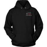 Oklahoma Firefighter Thin Red Line Hoodie - Thin Line Style