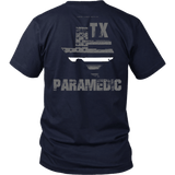 Texas Paramedic Thin White Line Shirt - Thin Line Style